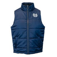 Women's U-State embroidered puffer vest navy